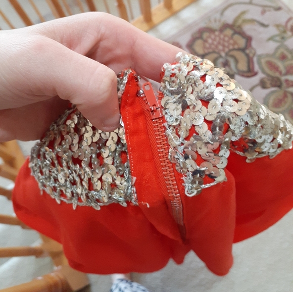 Vicky Vaughn 1960s bright orange tunic dress - Picture 7 of 10